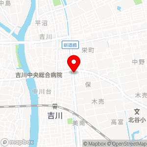 キャメル吉川駐車場の地図