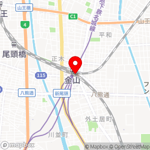 ファミリーマート 名鉄金山駅改札内東口店の地図