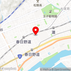 万代 春日野道店の地図