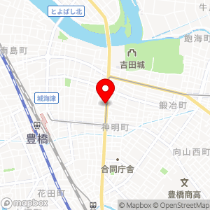 名鉄協商パーキング 豊橋魚町の地図