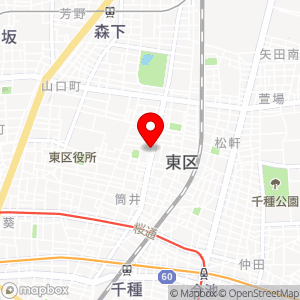 東区黒門町駐車場の地図