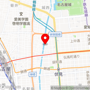 名鉄協商パーキング 五條橋南の地図