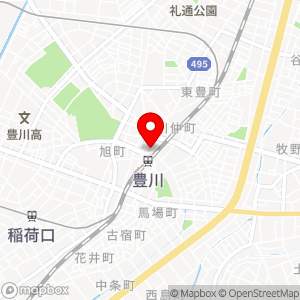 ザ・パーク 豊川駅前の地図