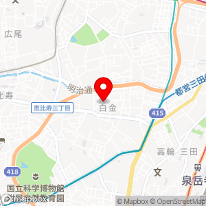 エコロパーク ロイヤルアメニティー白金の地図