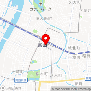 ローソン マリエとやまの地図