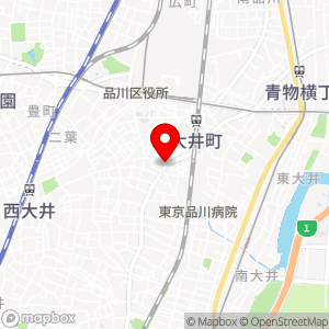 ファミリーマート 品川大井三ツ又店の地図