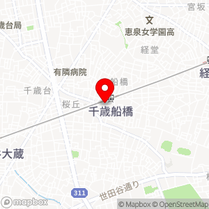 オオゼキ 千歳船橋店の地図