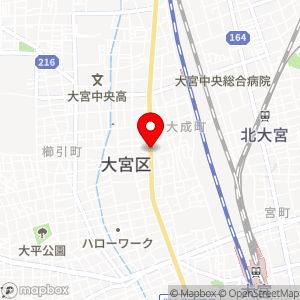 三井のリパーク 城北信用金庫大宮支店の地図