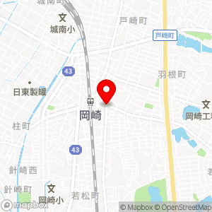 名鉄協商パーキング JR岡崎駅東の地図