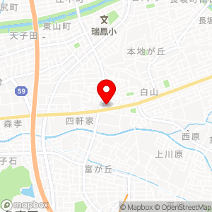 ヤマナカ 四軒家フランテの地図