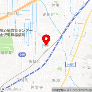 グランノア金沢駐車場の地図