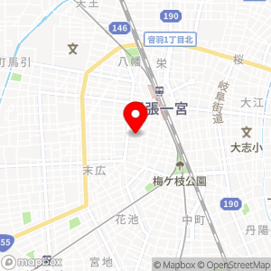 名鉄協商パーキング 一宮第6の地図