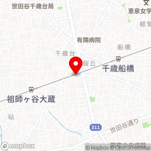 ファミリーマート 砧城山通り店の地図