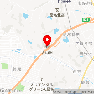 大山田ＰＡ(上)の地図