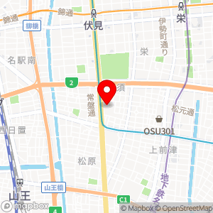 名鉄協商パーキング 大須第4の地図