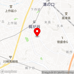 Nasic梶ヶ谷駐車場の地図