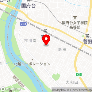 セブン-イレブン 市川南1丁目店の地図