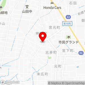ファミリーマート 川越神明町店の地図