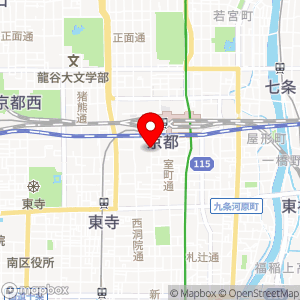 キョウテク 京都駅南4パーキングの地図