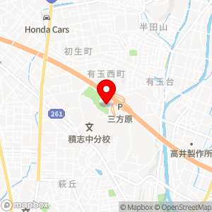三方原ＰＡ(上)の地図