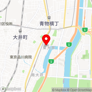 ローソン LTF東大井店の地図