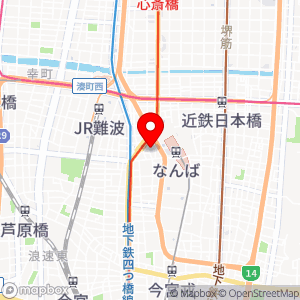 タイムズ 難波立体の地図