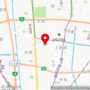 名鉄協商パーキング 門前町の地図