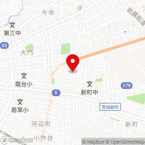 オザム バリュー新町店の地図