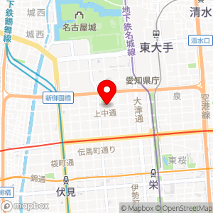 名鉄協商パーキング 京町通の地図