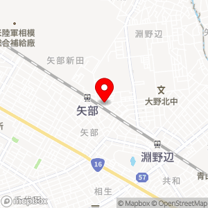 オオゼキ 矢部店の地図