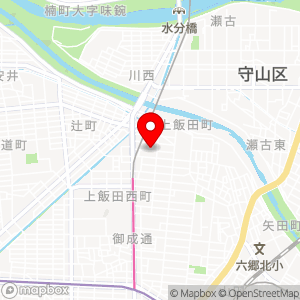 名鉄協商パーキング 上飯田北の地図
