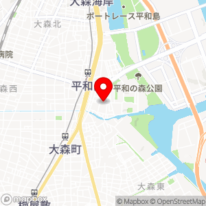 三井のリパーク 大森東1丁目の地図