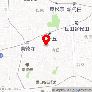 ファミリーマート 小浦世田谷梅丘店の地図