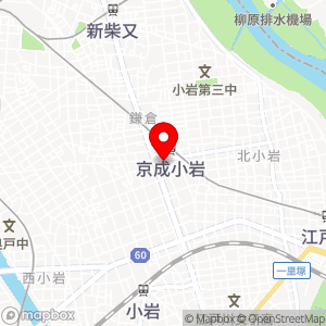 ローソン 京成小岩南口店の地図