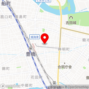名鉄協商パーキング 豊橋駅前大通の地図