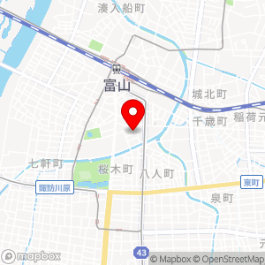 NPC24H 富山新桜町の地図