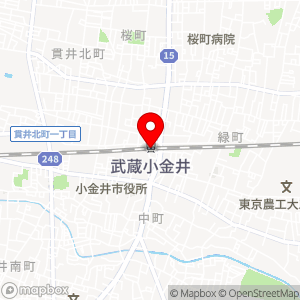 NewDays 武蔵小金井の地図