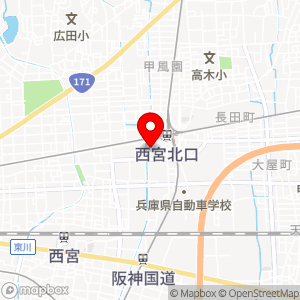 タイムズ コナミスポーツクラブ本店西宮の地図