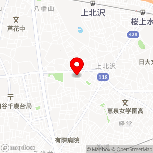 TOBU PARK 世田谷区希望丘複合施設の地図