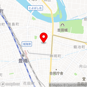 名鉄協商パーキング 豊橋花園町の地図