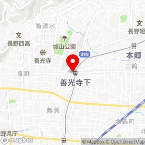 セブン-イレブン 善光寺下店の地図