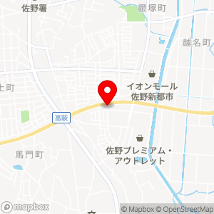 ローソン 佐野新都市店の地図