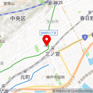 タイムズ 三宮駅前第2の地図