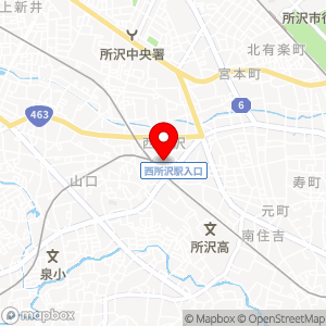 ファミリーマート 西所沢店の地図