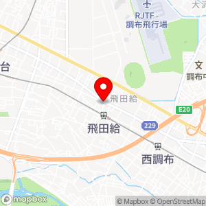 ローソンストア100 飛田給駅北口店の地図