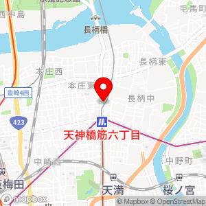 ローソン 天神橋七丁目店の地図