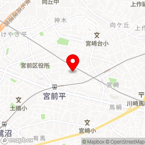 ファミリーマート リコス川崎宮前平店の地図