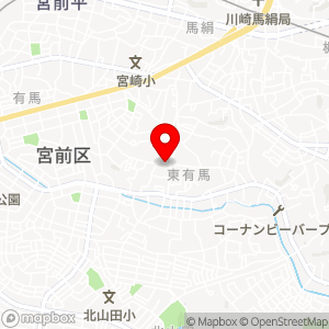 名鉄協商パーキング 川崎第4東有馬3丁目の地図
