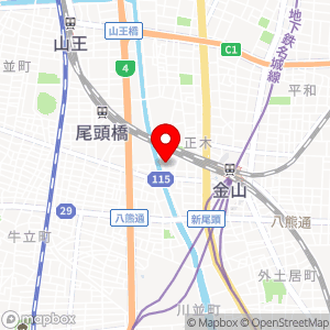 名鉄協商パーキング 金山西第8の地図