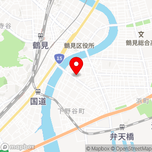 潮田湯の地図